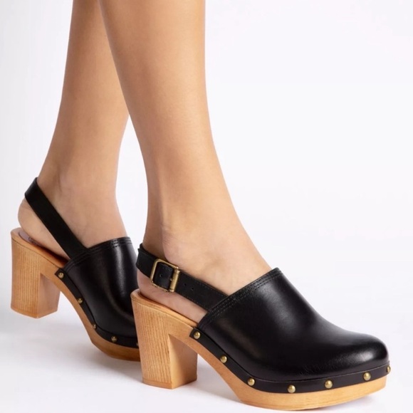 Penelope Chilvers Shoes - EUC Penelope Chilvers Jojo Heeled Slingback Clogs
